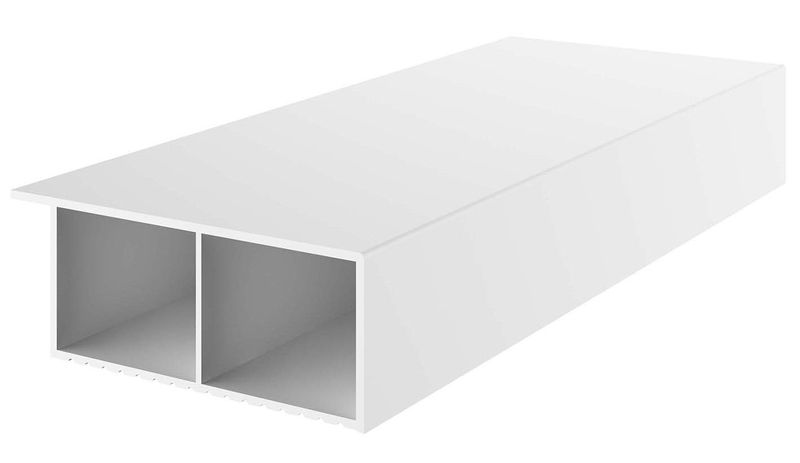 Hohlkammerleiste 15 mm ohne Klebeband